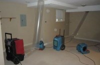 Water Damage Restoraiton Vacuuming Attic
