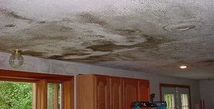 Los Angeles County Water Damage On A Ceiling Due To A Leaking AC Unit
